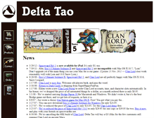 Tablet Screenshot of deltatao.com